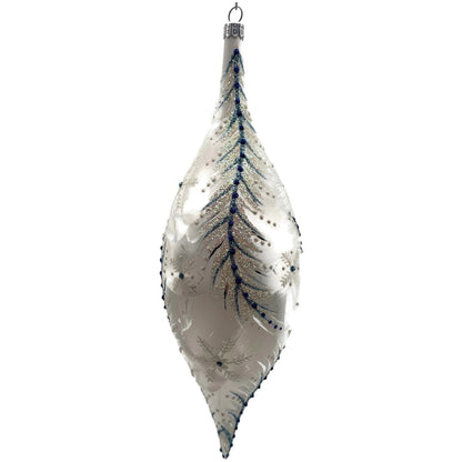Heartfully Yours Christopher Radko Lismore Drop Glass Christmas Tree Ornament