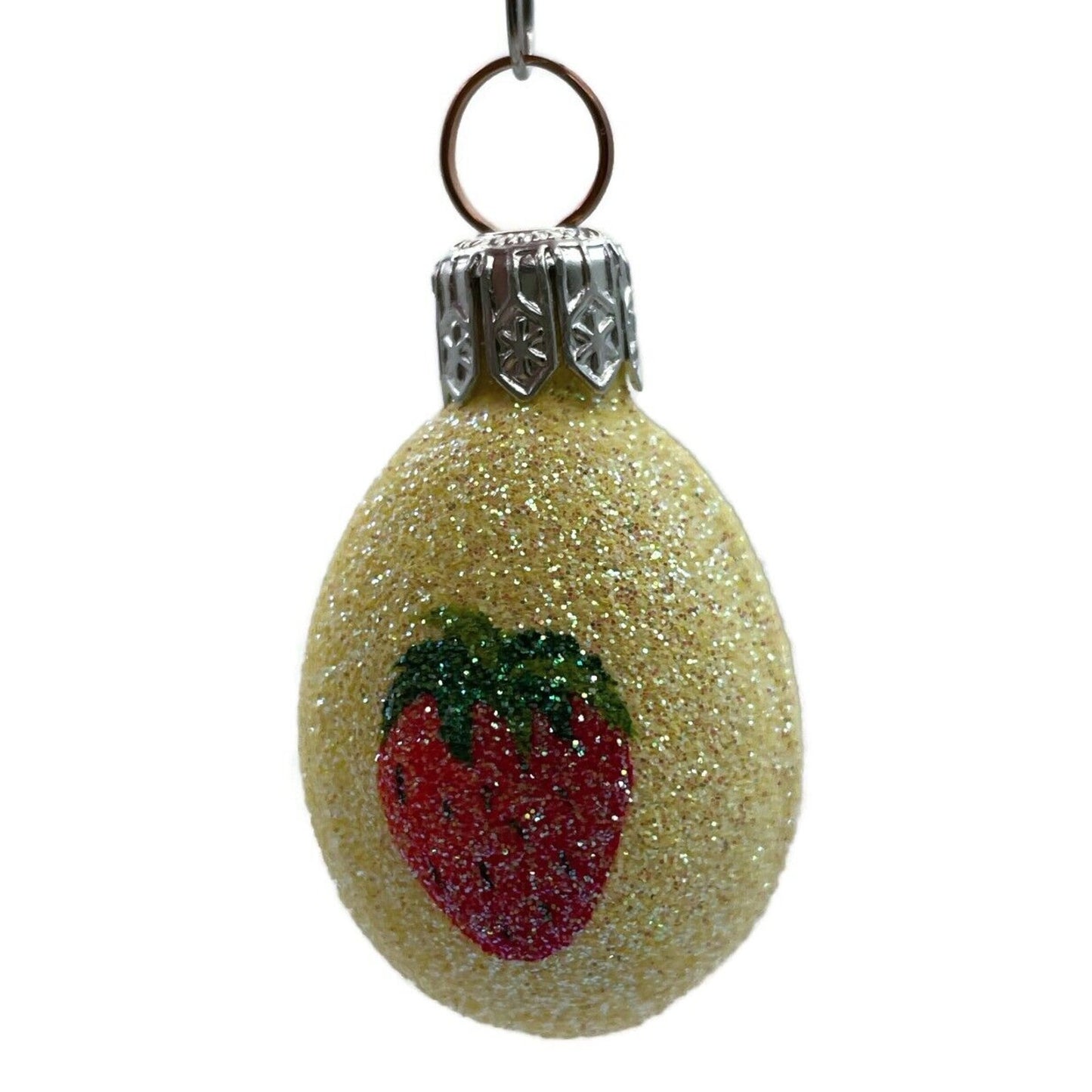 Patricia Breen Miniature Egg Strawberry Easter Holiday Christmas Tree Ornament