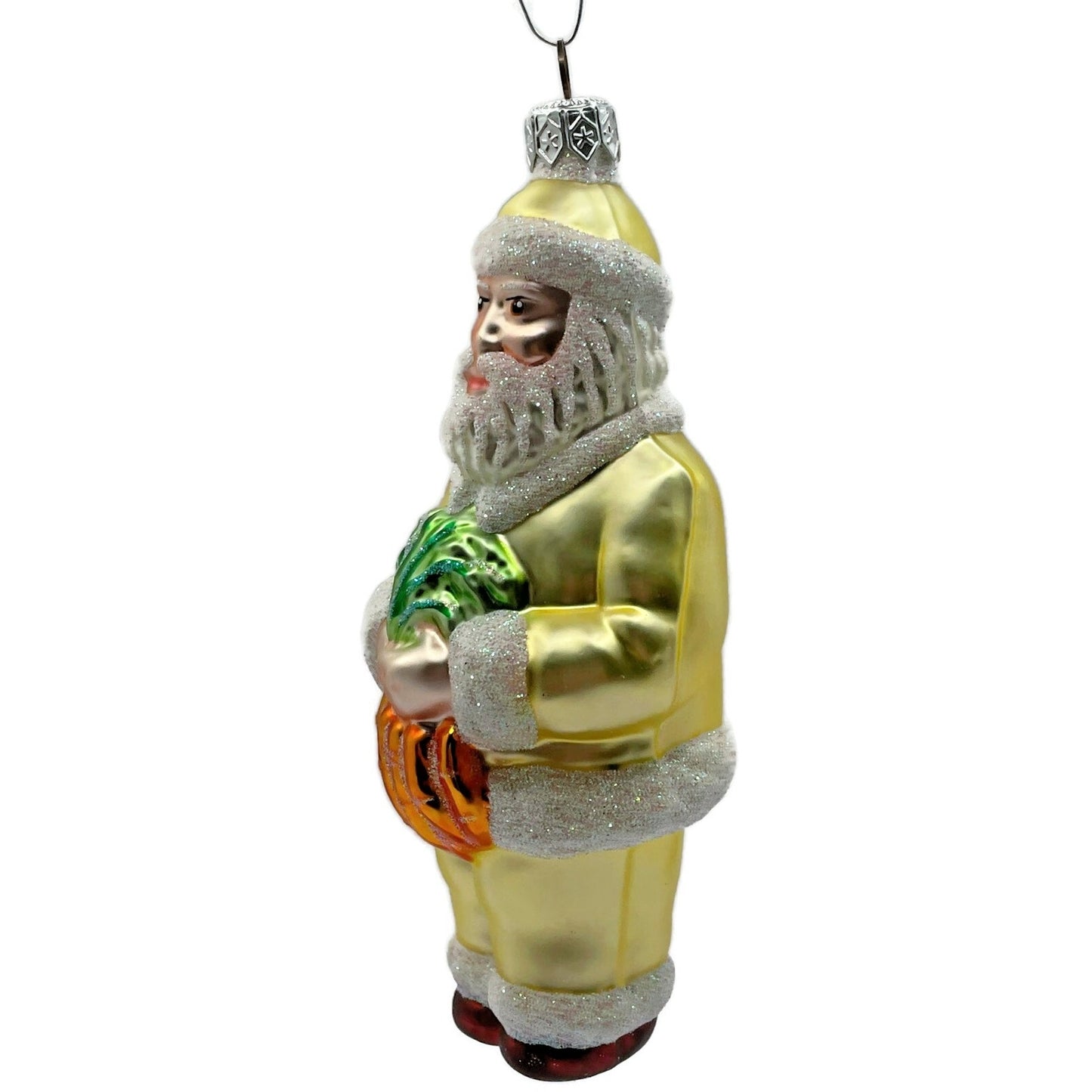 Patricia Breen Ornament A Snack For Rudolph Yellow Santa Carrots Christmas Tree