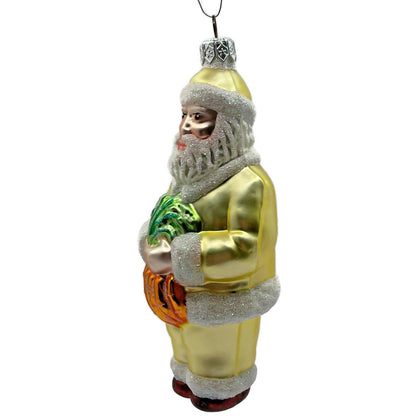 Patricia Breen Ornament A Snack For Rudolph Yellow Santa Carrots Christmas Tree