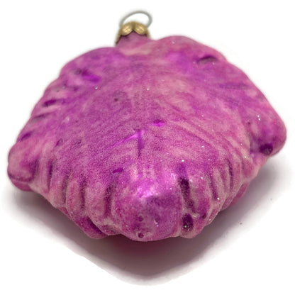 Christopher Radko Autumn Jewels Pink Frosted Leaf Christmas Ornament 96-106-0