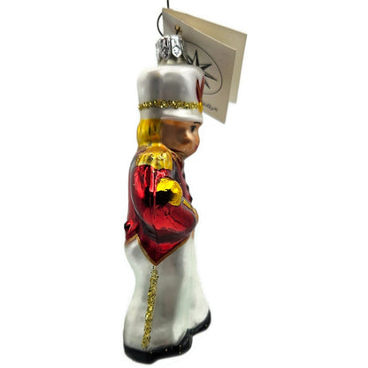 Christopher Radko Toy Soldier Red Uniform Marching Band Christmas Tree Ornament