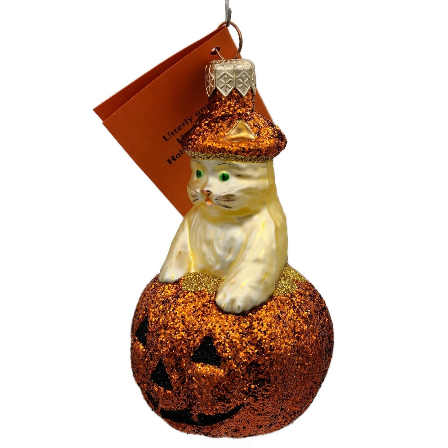 Patricia Breen Halloween Cat O Lantern Orange Pumpkin Christmas Tree Ornament