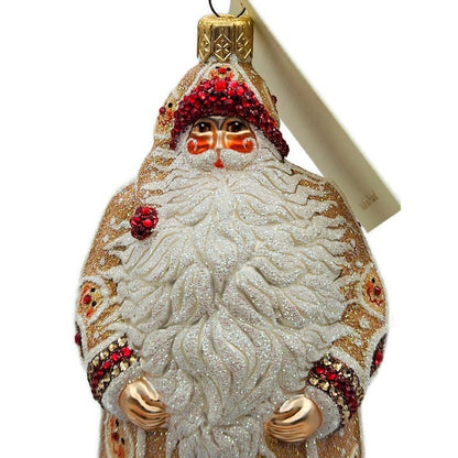 Patricia Breen Sublime Santa Gingerbread Face Christmas Holiday Tree Ornament