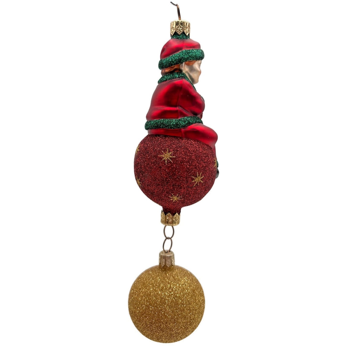 Patricia Breen Jingles The Elf Red Suit Ball Stars Christmas Ornament 9900HCB