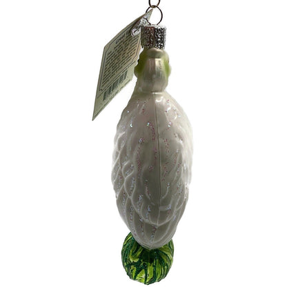 OWC Great American Egret Ornament Bird Old World Christmas Holiday Tree Decor