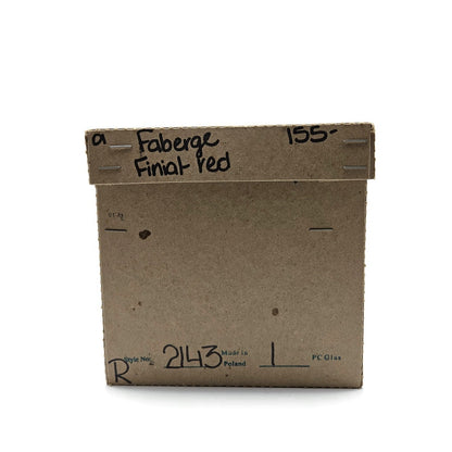 Patricia Breen Faberge Finial Red Santa Claus Glitter Christmas Holiday Topper