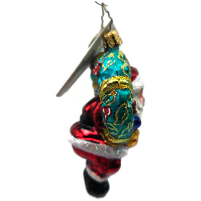 Christopher Radko I've Been Framed Little Gems Santa Christmas Ornament 1011241
