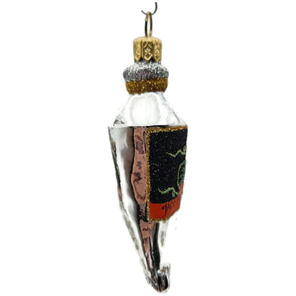 Patricia Breen Miniature Paint Tube Jack O Lantern Glass Halloween Ornament 2334