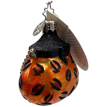 Christopher Radko Viva La Mode Leopard Print Purse Christmas Ornament 1012039