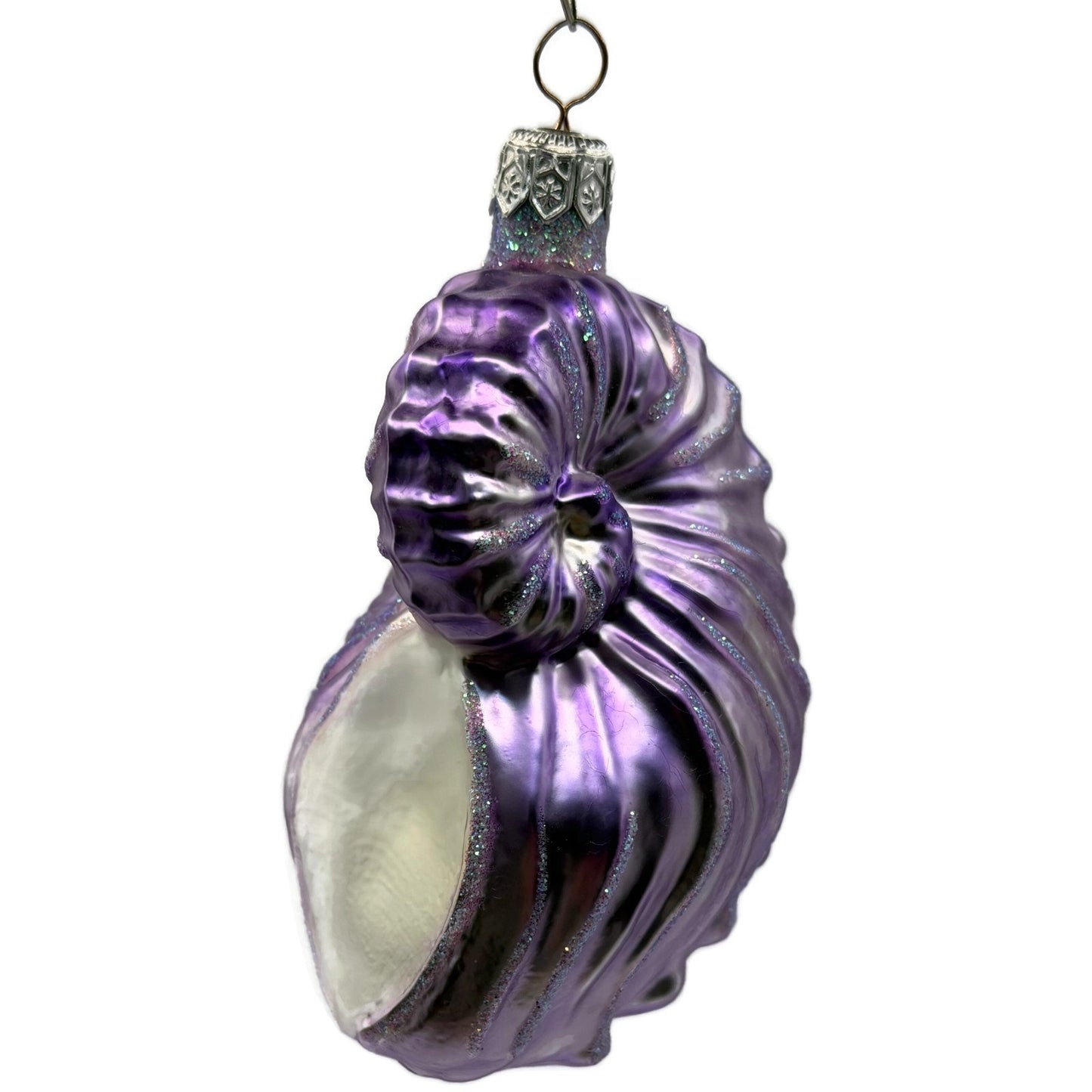 Patricia Breen A Walk on the Beach Lavender Shell Summer Nautical Ornament 9750