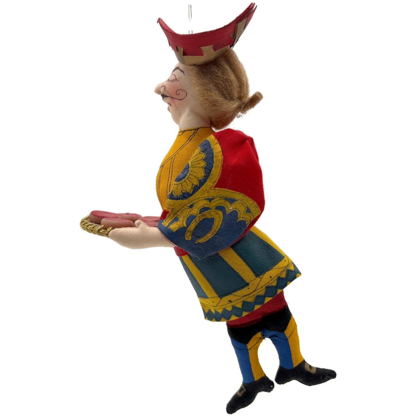 Gladys Boalt Knave of Hearts Alice in Wonderland Signed Christmas Tree Ornament