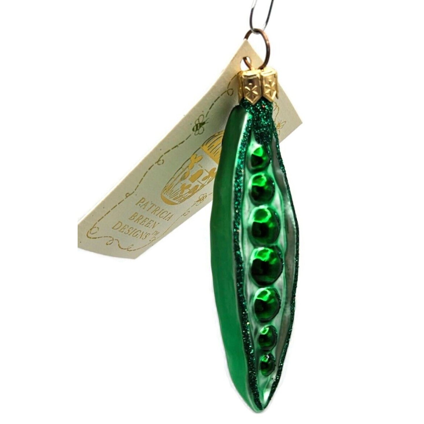 Patricia Breen Green Bean Studio Gift Vegetables Christmas Holiday Ornament 9900