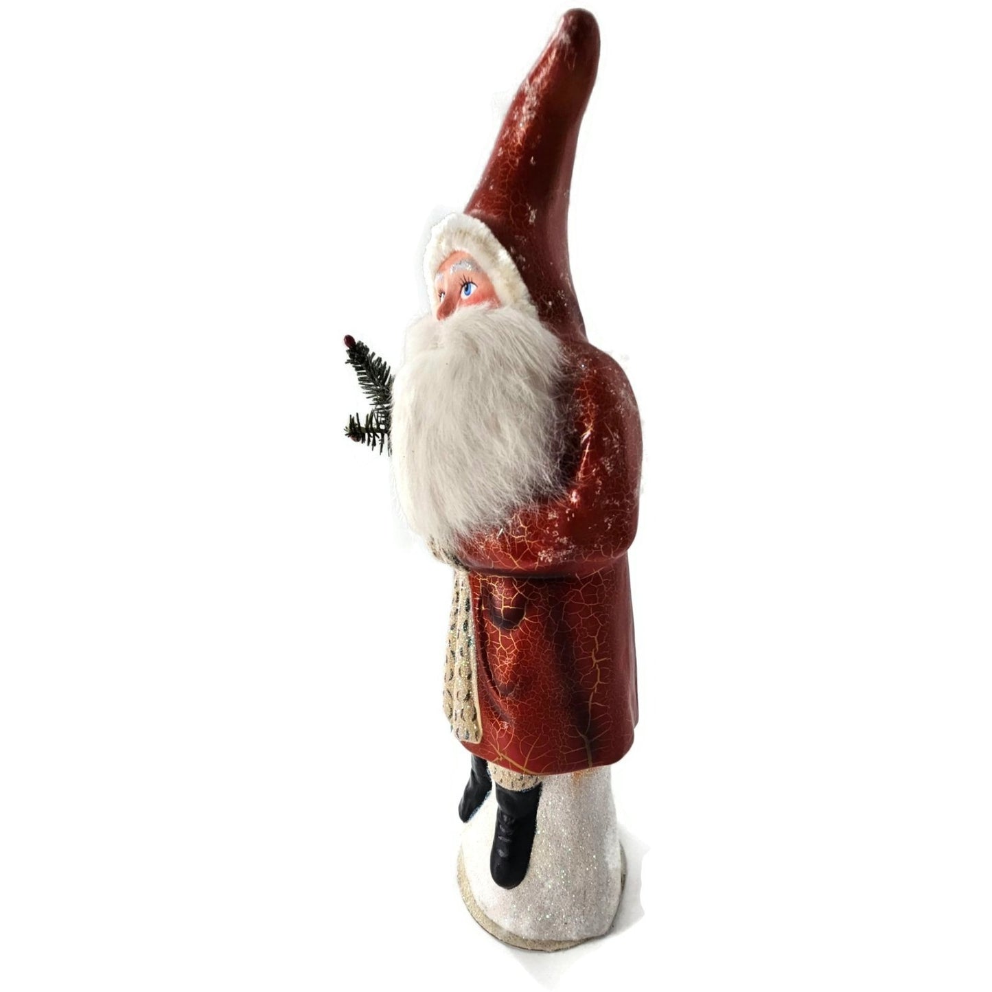 Christopher Radko Ino Schaller Christmas Santa Claus Signed Paper Mache Germany
