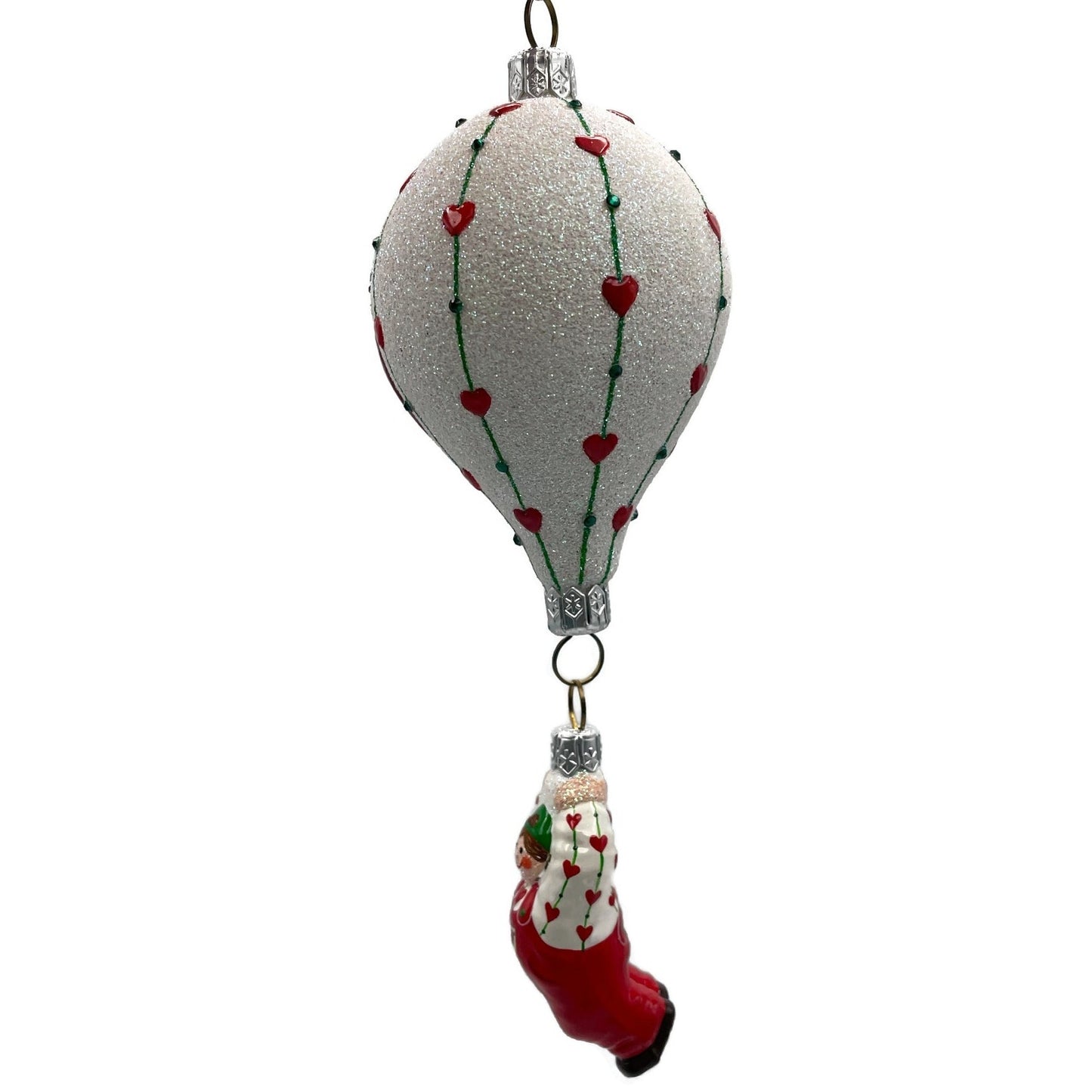 Patricia Breen Miniature Balloon Boy Hearts Valentines Christmas Tree Ornament