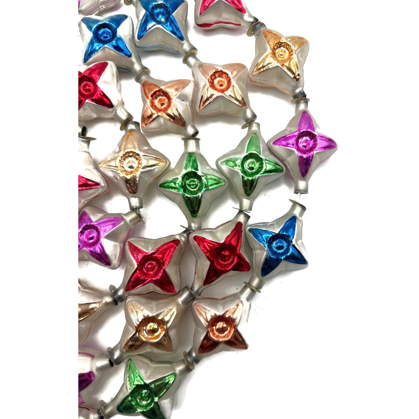 Christopher Radko Starry Night Beaded Christmas Garland Mercury Glass 93-065-0