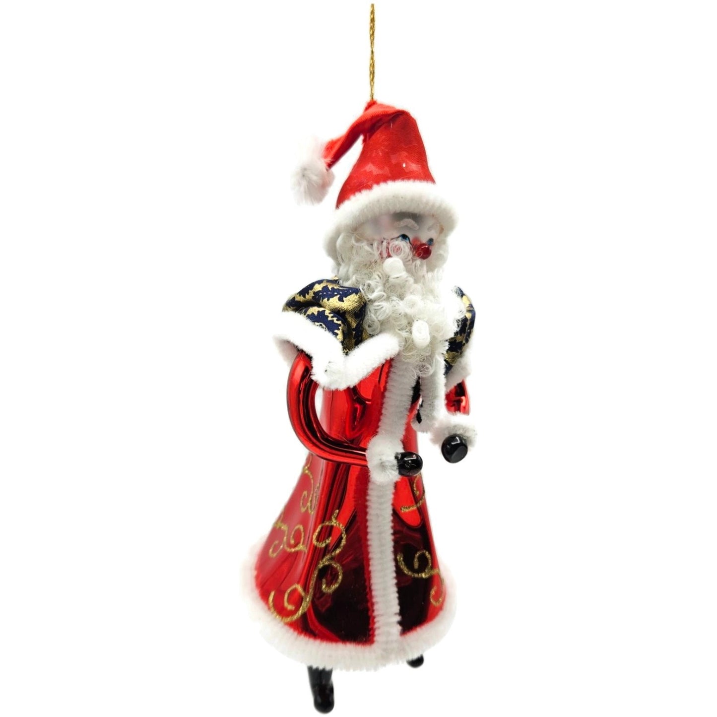 Christopher Radko Festive Fellow Red Italian Glass Christmas Ornament 98-239-0