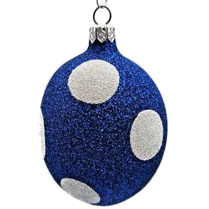 Patricia Breen Eggs Blue Polka Dot White Easter Christmas Spring Tree Ornament