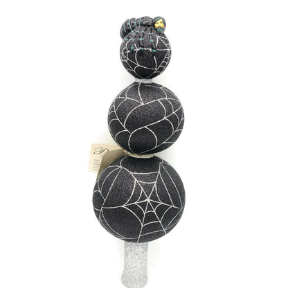 Patricia Breen Web Master Black Spider Web Finial Halloween Holiday Tree Topper