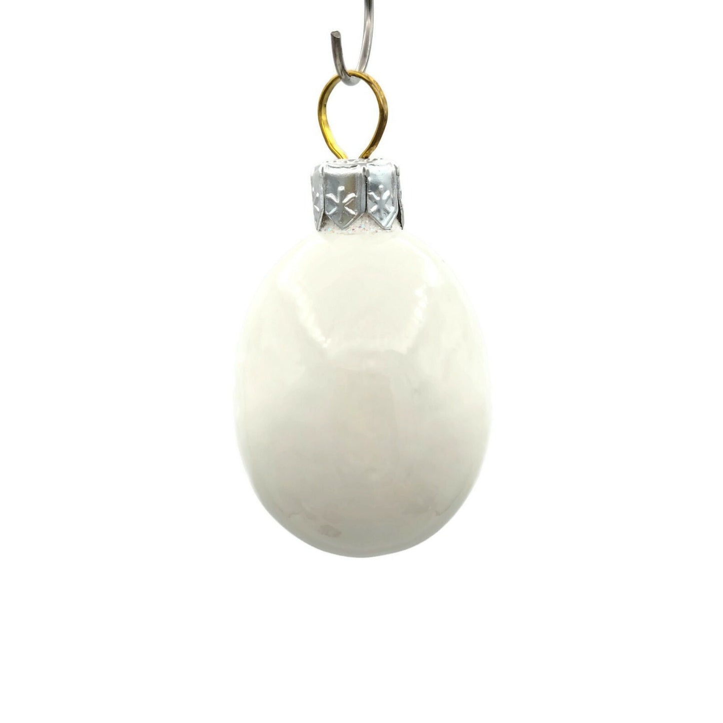 Patricia Breen Miniature Egg Bar Code White Black Easter Spring Ornament 2008