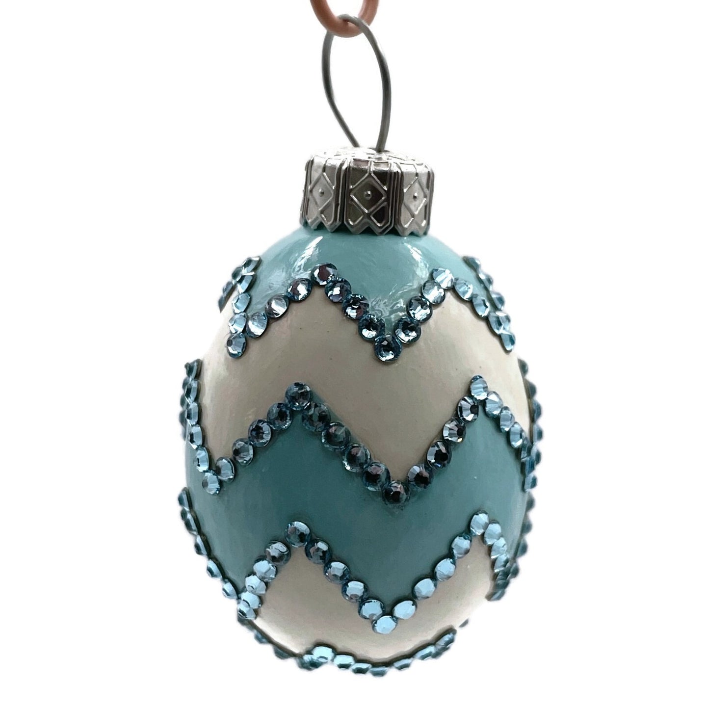Patricia Breen Miniature Egg Zelda Turquoise Easter Christmas Tree Ornament