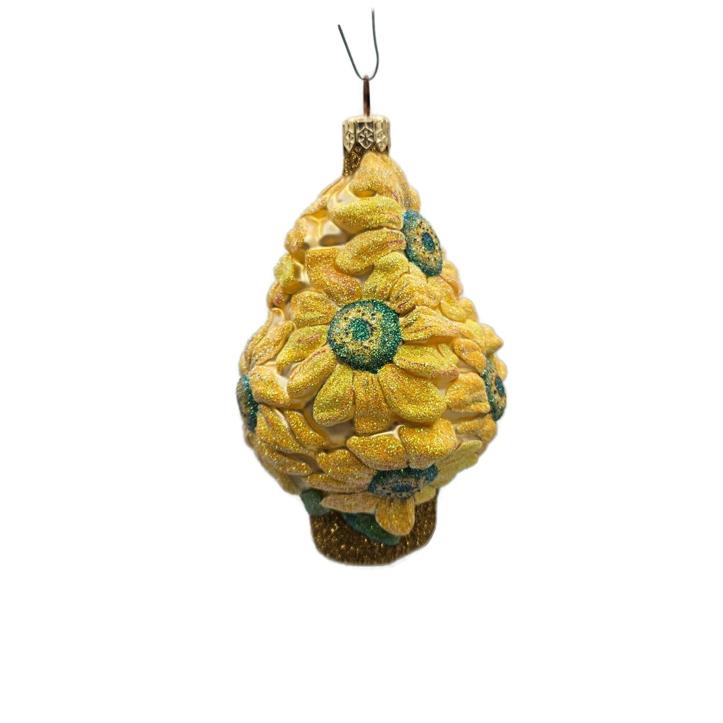 Patricia Breen Sunflower Topiary Yellow Art Floral Spring Christmas Ornament