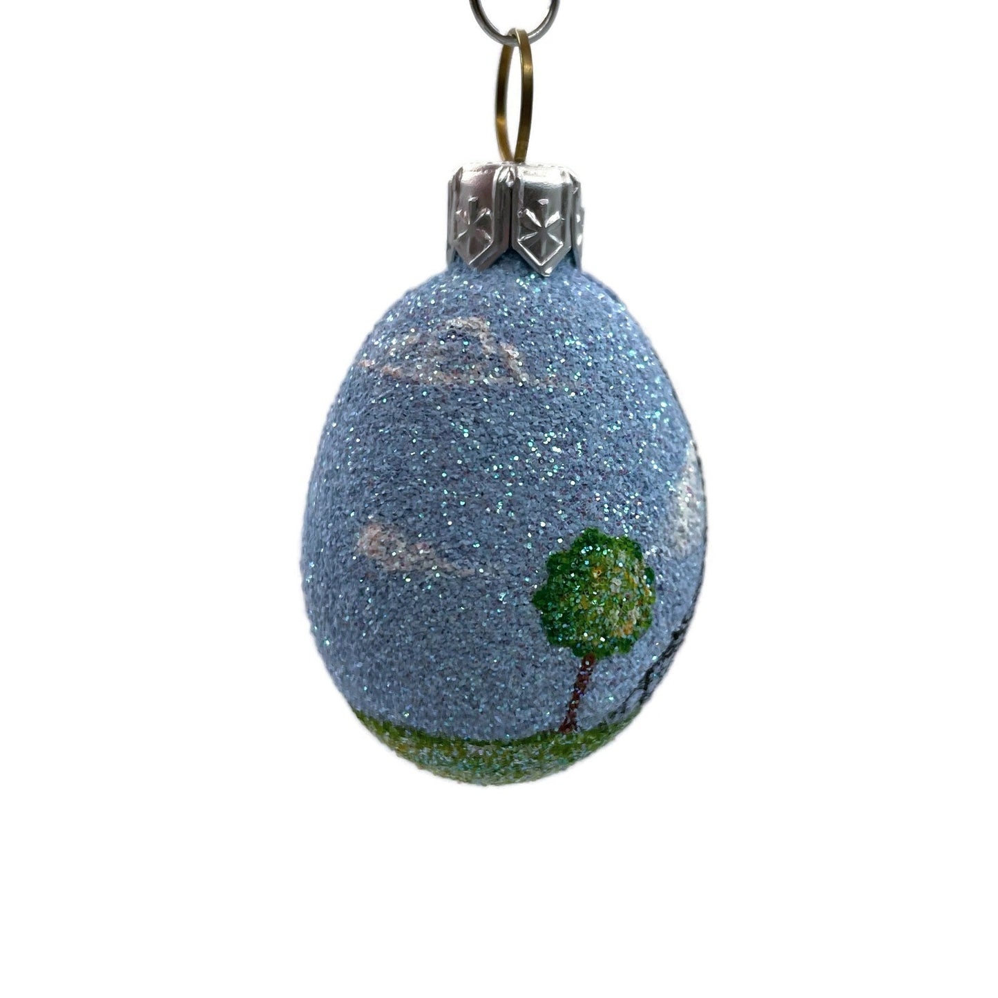 Patricia Breen Miniature Egg Paris Eiffel Tower Easter Christmas Tree Ornament