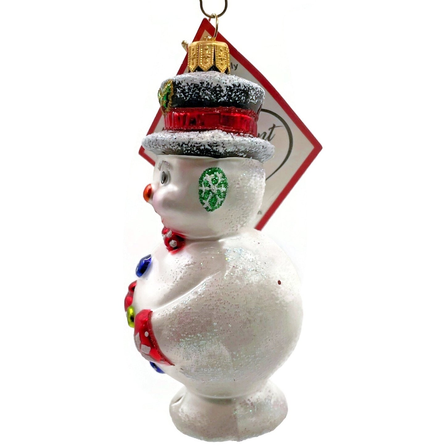 Heartfully Yours Ornament Mr. Whipple Snowman With Hat Christmas Radko Decor
