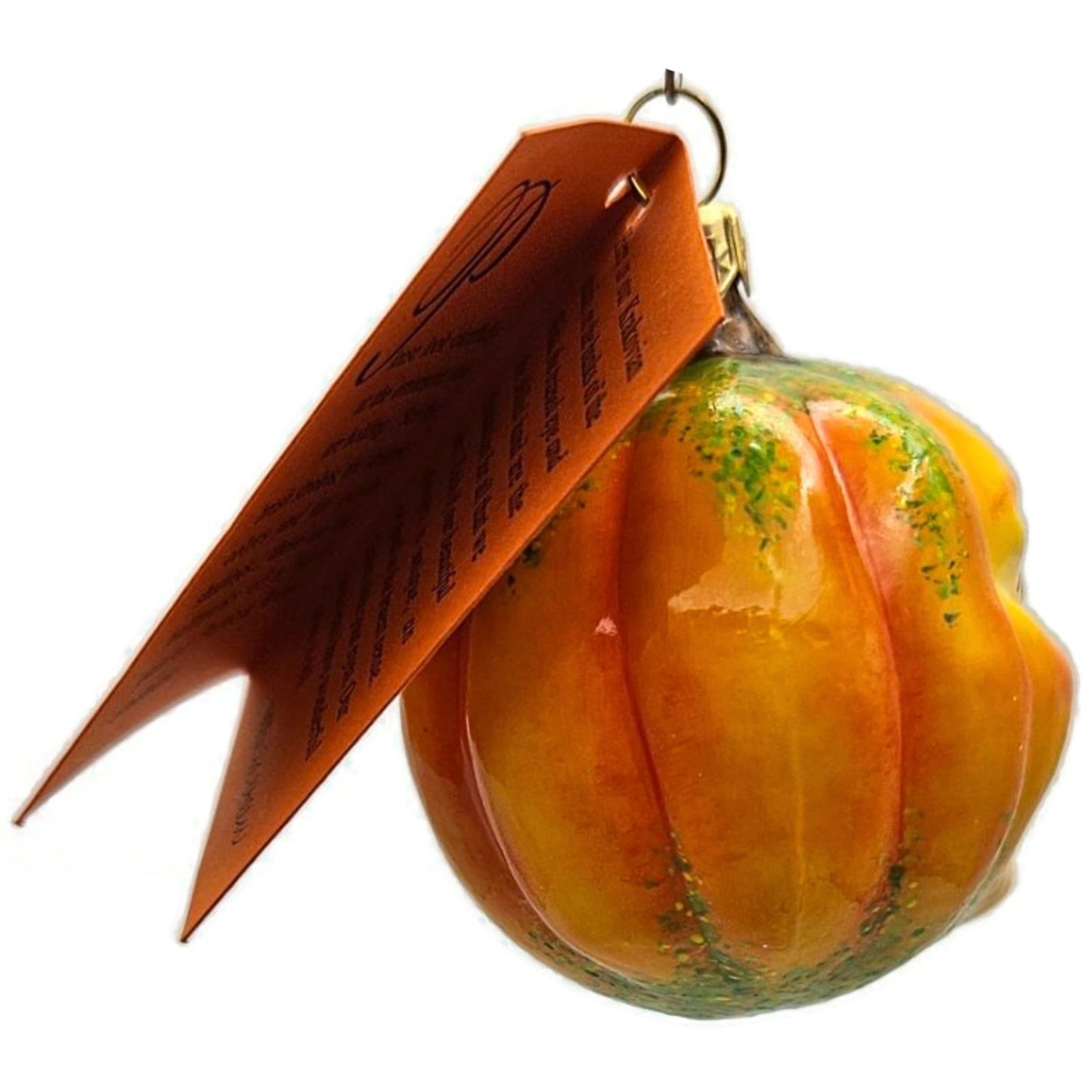 Patricia Breen Henry The Pumpkin Burnished Orange Halloween Christmas Ornament