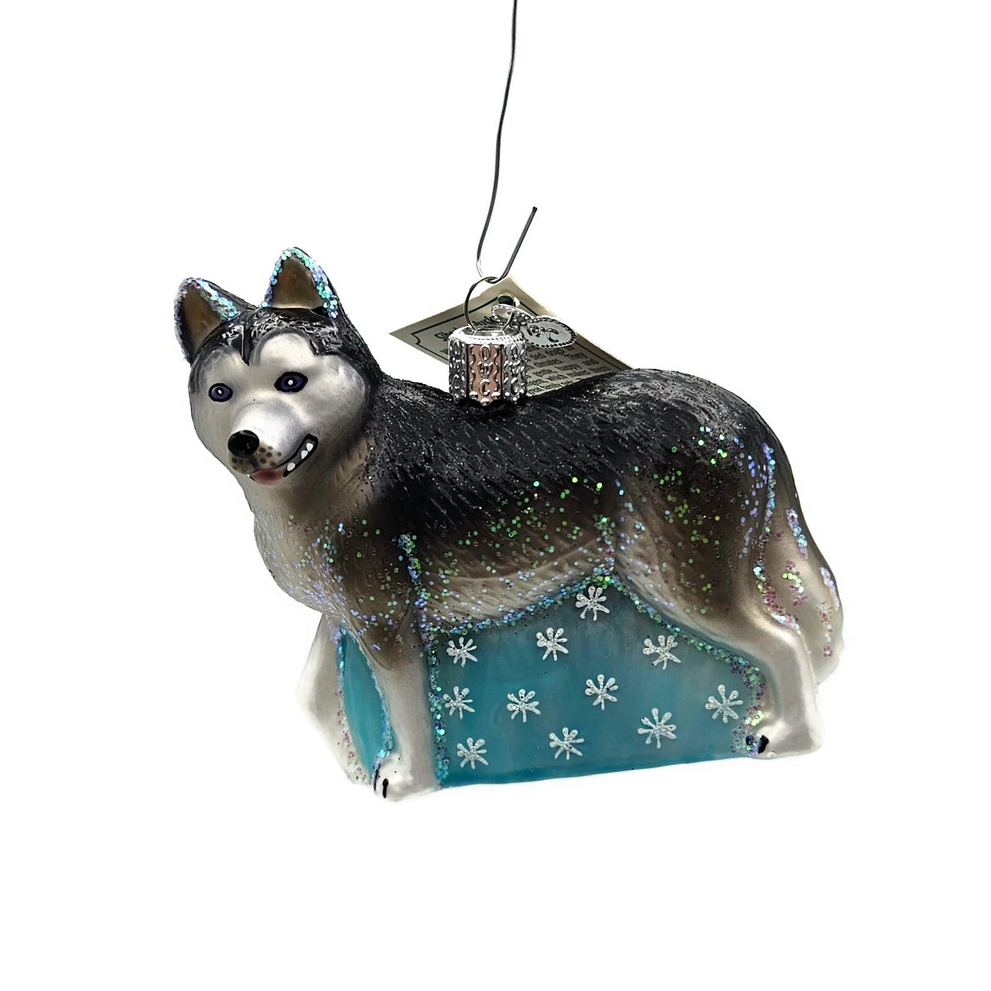 Old World Christmas Siberian Husky Dog Pet Animal Christmas Tree Ornament OWC