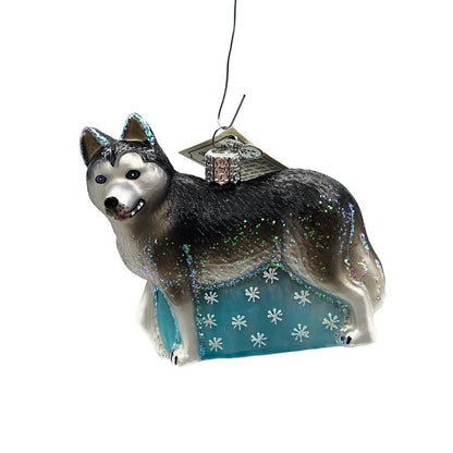 Old World Christmas Siberian Husky Dog Pet Animal Christmas Tree Ornament OWC