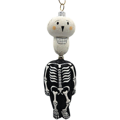Patricia Breen Kinetic Skelton Black White Skeleton Halloween Christmas Ornament