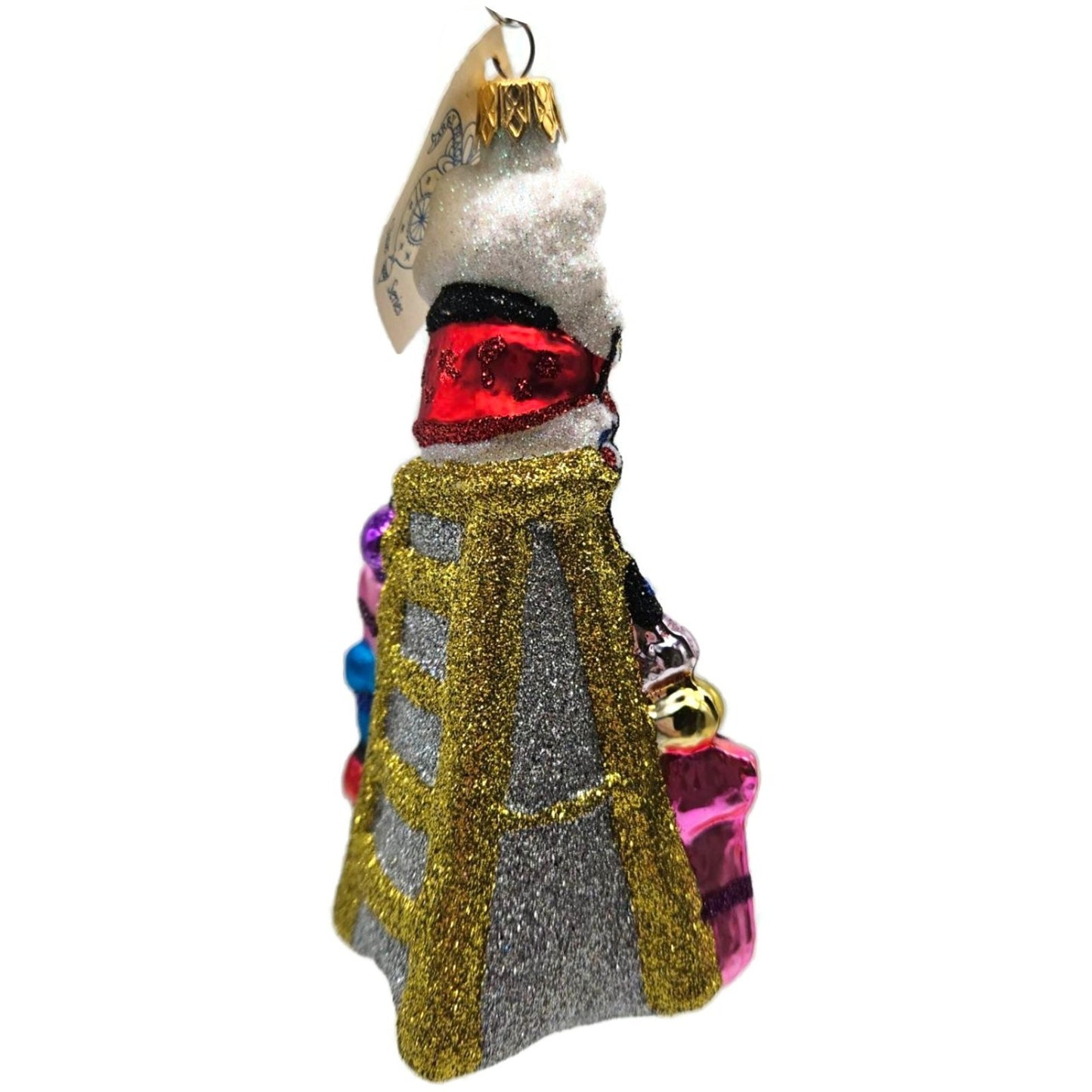Larry Fraga Waiting For The Tree Glitter Series Gifts Christmas Tree Ornament