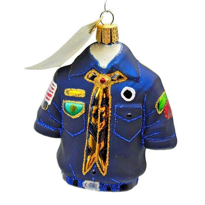 Old World Christmas Boy Scout Uniform Christmas Holiday Tree Ornament OWC 2019