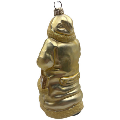 Patricia Breen Santa For Kevin Fall Yellow Flowers Christmas Tree Ornament