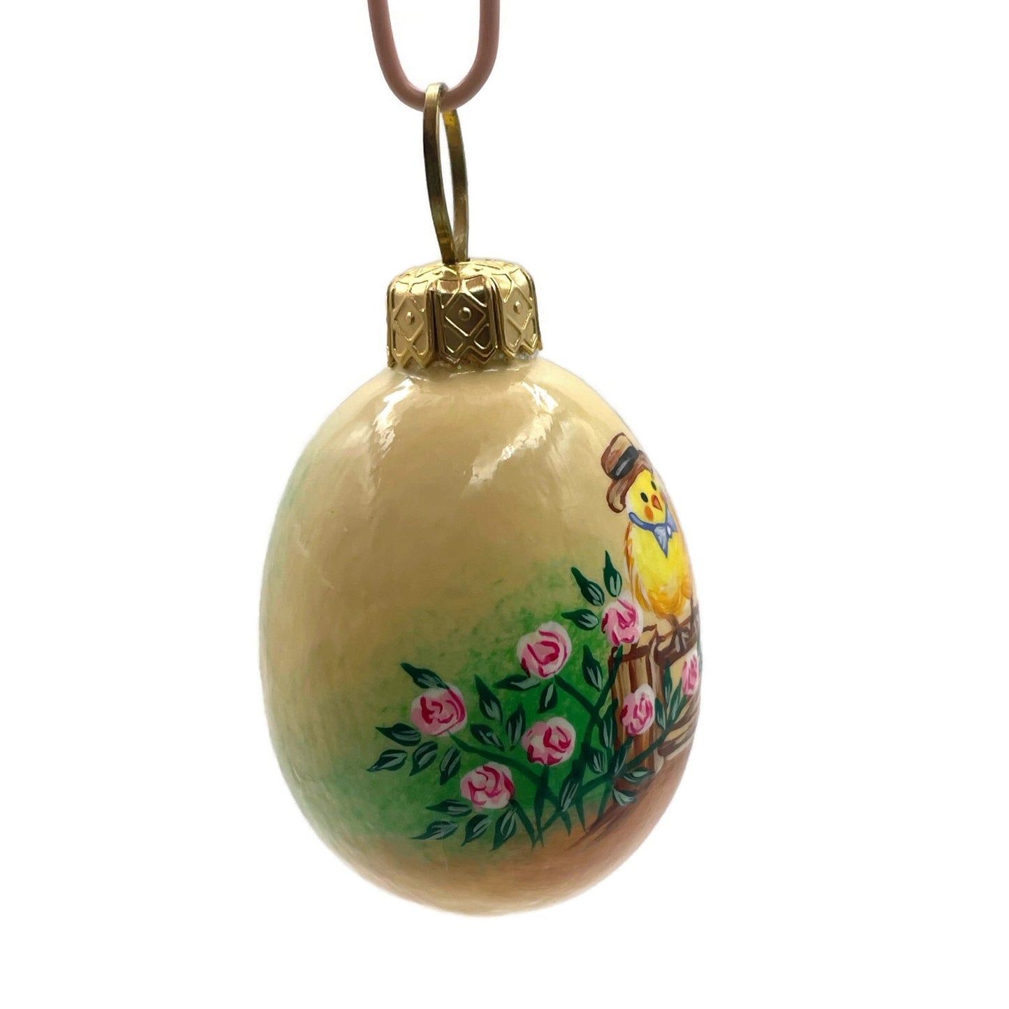 Patricia Breen Miniature Egg Surprise Meet the Peeps Glass Easter Ornament 3310