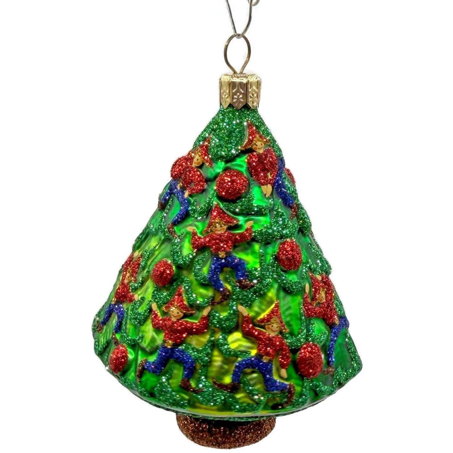 Patricia Breen Leaping Lords Dancing Elves Tree Christmas Decor Ornament 2421