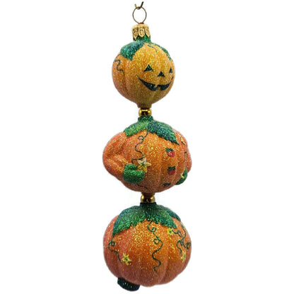 Patricia Breen Kinetic Pumpkinman Orange Jack-o-Lantern Stars Halloween Ornament
