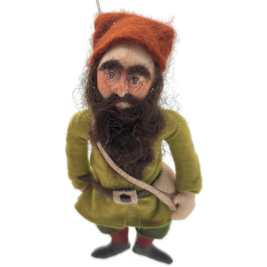 Gladys Boalt Dwarf 5 Snow White And The Seven Dwarfs Christmas Ornament Signed