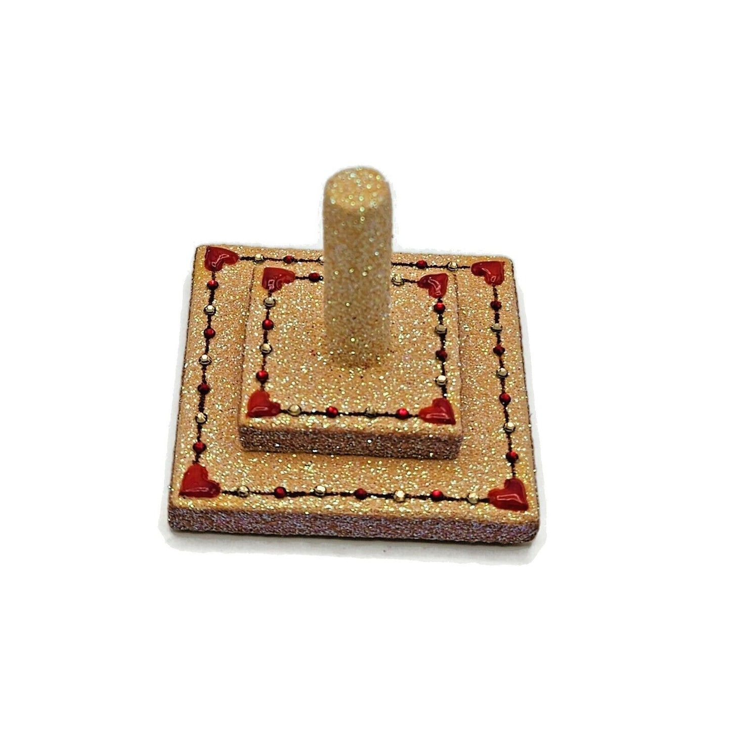 Patricia Breen Miniature Chameleon Finial Gingerbread Christmas Tree Ornament