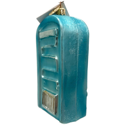 Christopher Radko The Fridge Collection Blue Christmas Tree Ornament 00-128-0