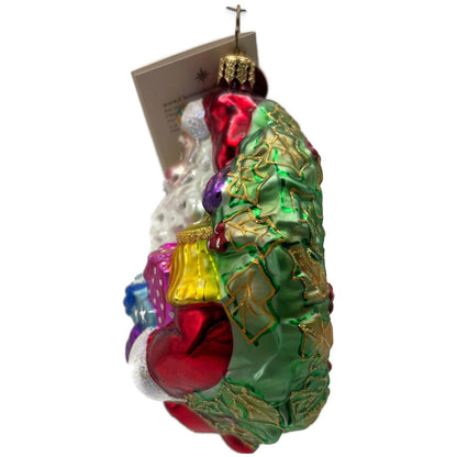 Christopher Radko A Gift For Giving Santa Christmas Tree Ornament 1010306