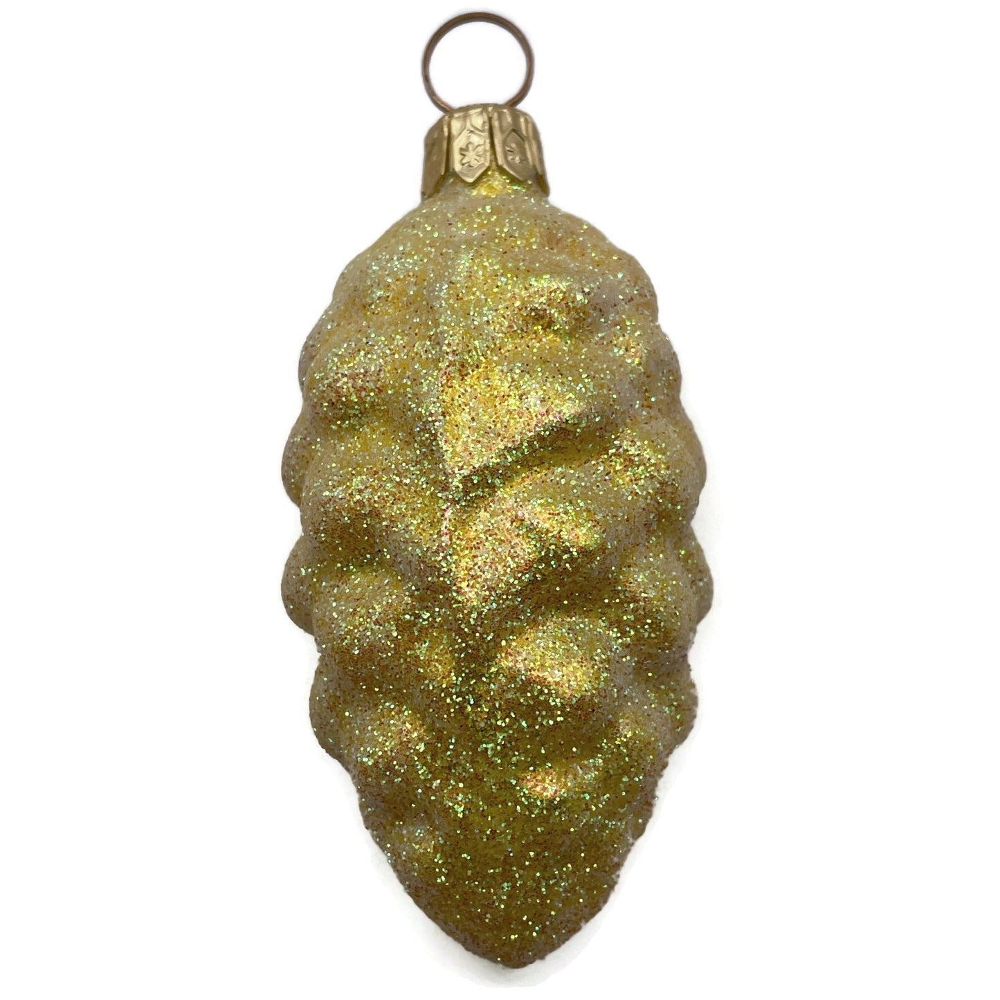 Patricia Breen Walk in The Woods Spruce Cone Yellow Fall Christmas Tree Ornament