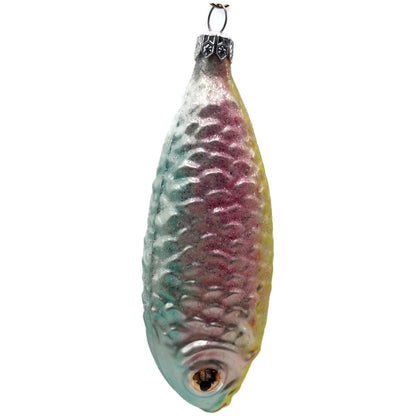 Christopher Radko Rainbow Trout Fish Glass Christmas Tree Ornament 91-017-0