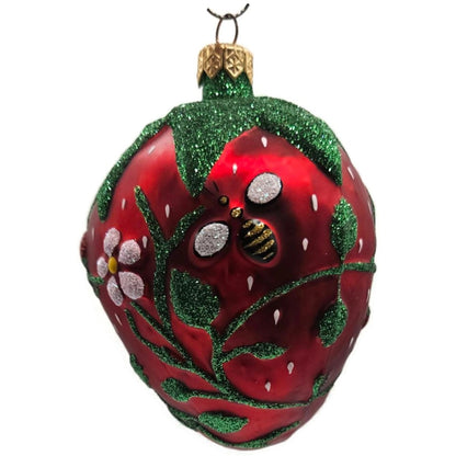 Patricia Breen Grande Strawberry Fruit Bees Spring Christmas Tree Ornament