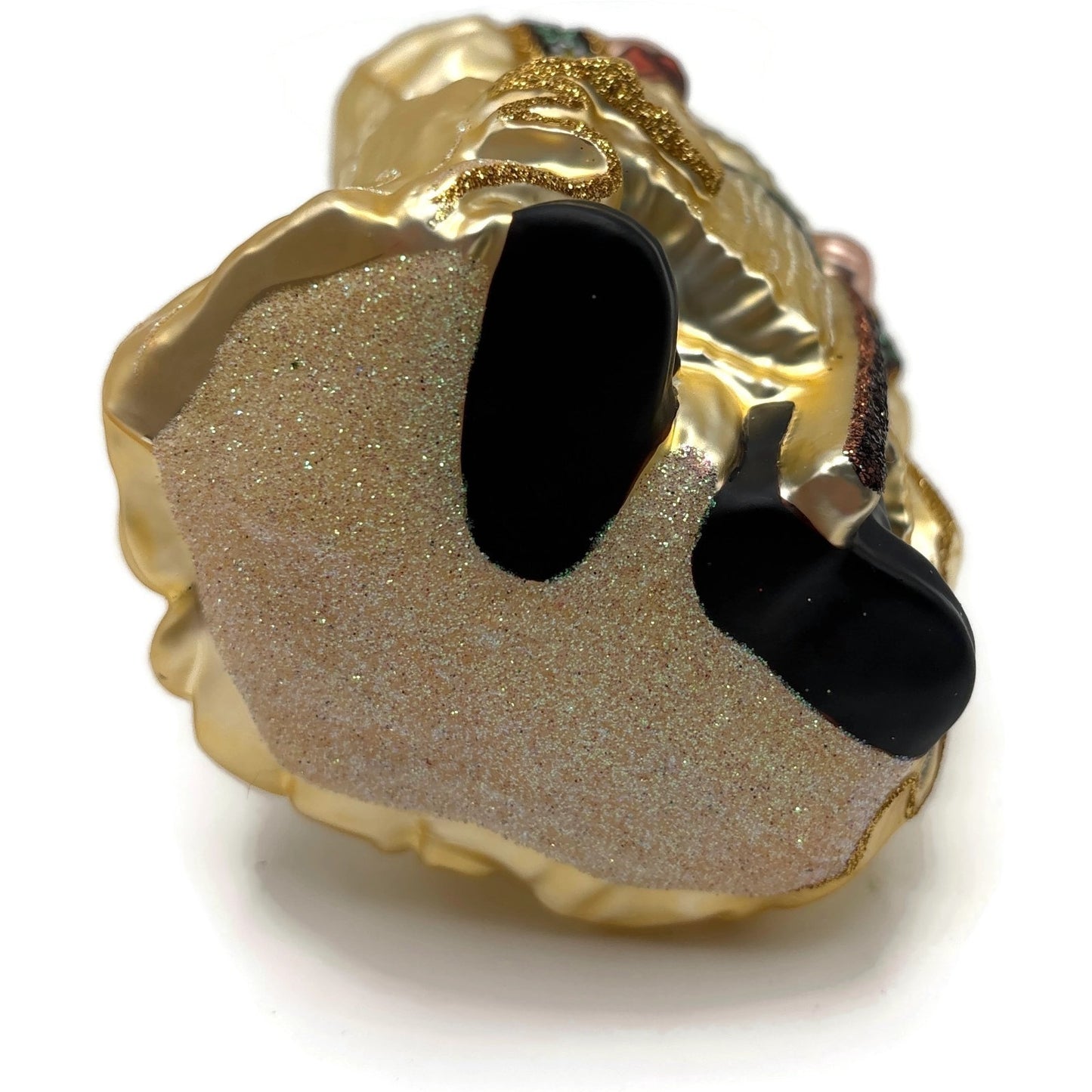 Patricia Breen Van Mourik Santa Claus Gold Brown Fall Christmas Tree Ornament