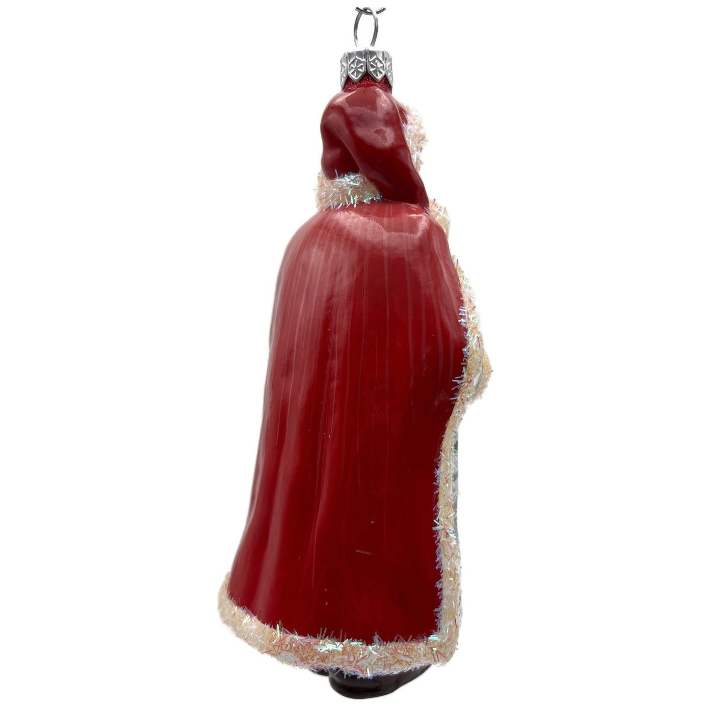 Patricia Breen Sandvika Santa Red Artistic Scene Christmas Tree Ornament AIC