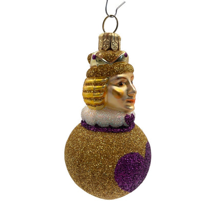 Patricia Breen Miniature Queen of Hearts Fuchsia Valentines Christmas Ornament