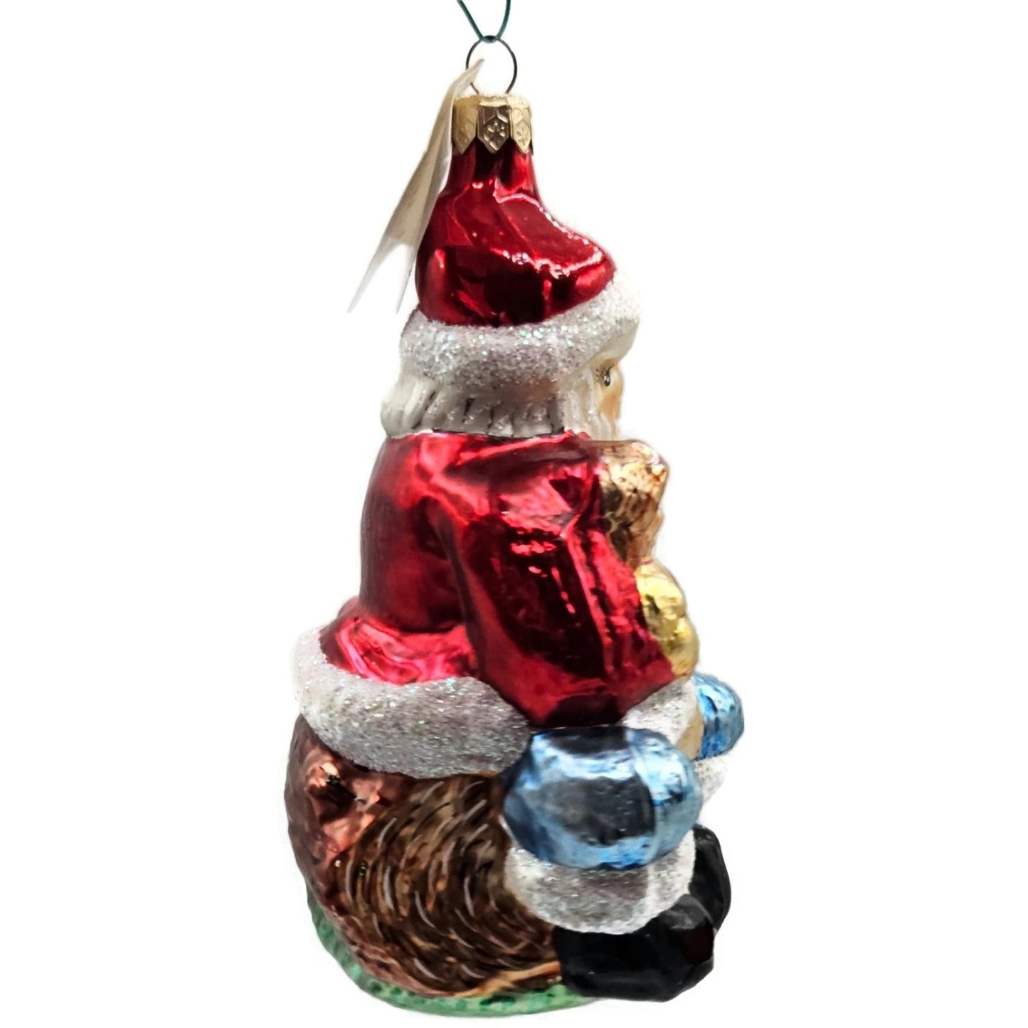 Christopher Radko Story Time Santa Claus Reindeer Christmas Ornament 95-0220