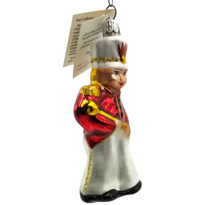 Christopher Radko Toy Soldier Red Uniform Marching Band Christmas Tree Ornament